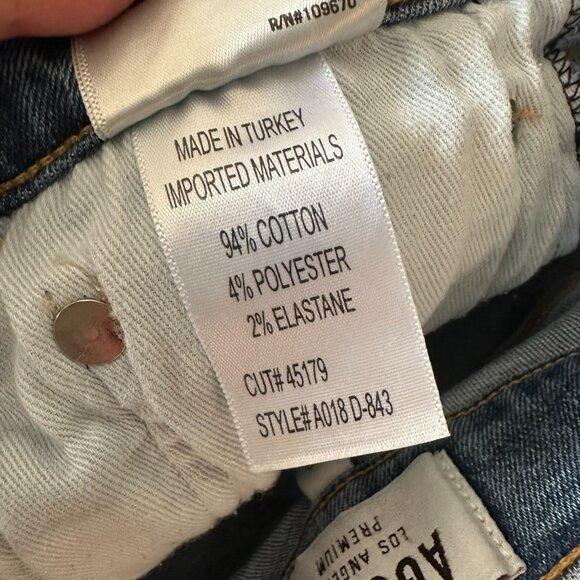 AGOLDE Sophie High Rise Skinny Crop in Style Hyper Sz 26 Denim Pants Medium Wash - Picture 14 of 14